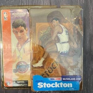 2002 new John Stockton NBA Action Figure